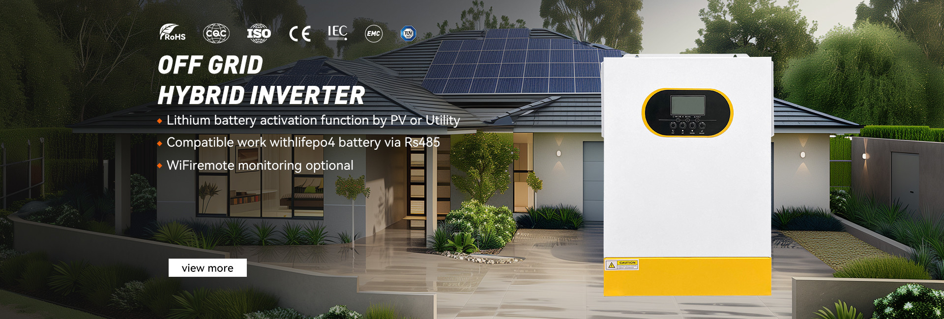 품질 오프 그리드 하이브리드 태양 인버터 공장