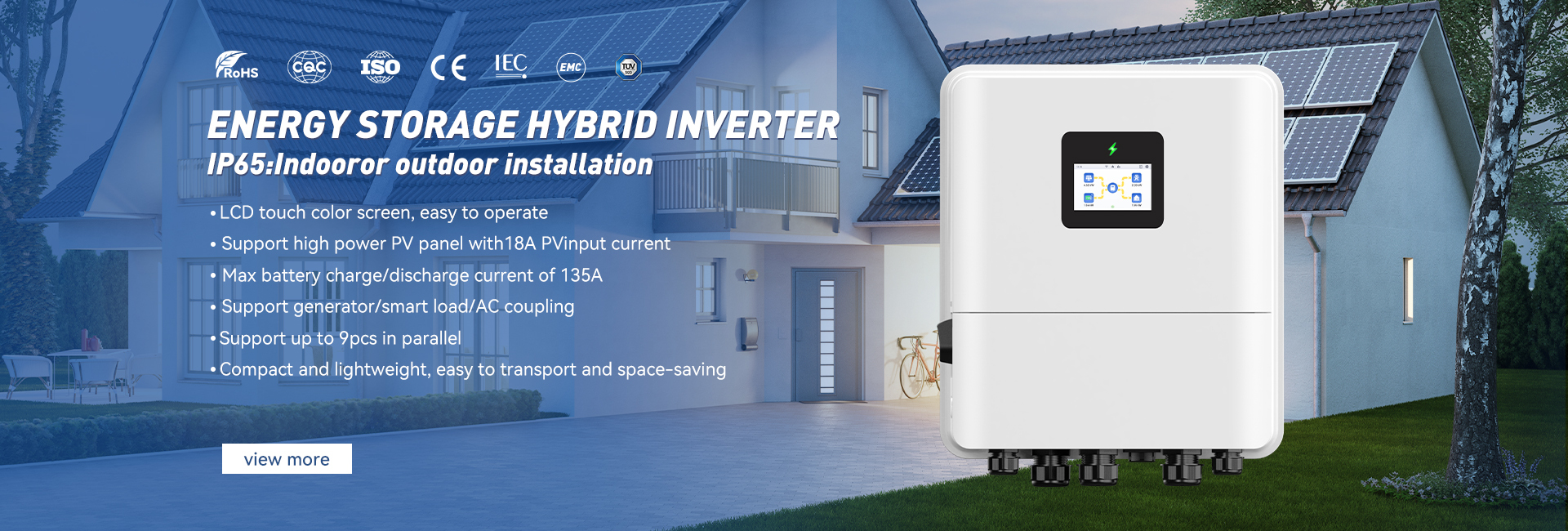 품질 오프 그리드 하이브리드 태양 인버터 공장