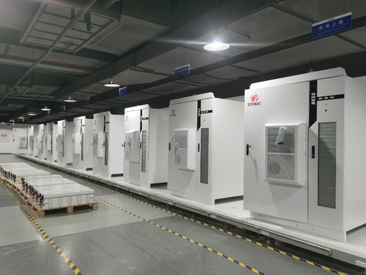 IP55 LiFePO4 산업용 배터리 에너지 저장 시스템 50KW 실내 / 야외 설치