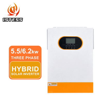 소매 48V 태양 전지 하이브리드 인버터 켜고 끄는 네트워크 230VAC 5.5KW 6.2KW