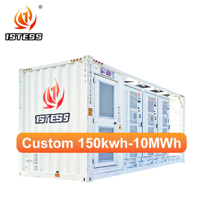 2MWh BESS 배터리 시스템 500KW 1mwh 40 피트 태양광 에너지 저장 용기 3MWh LIFEPO4 배터리