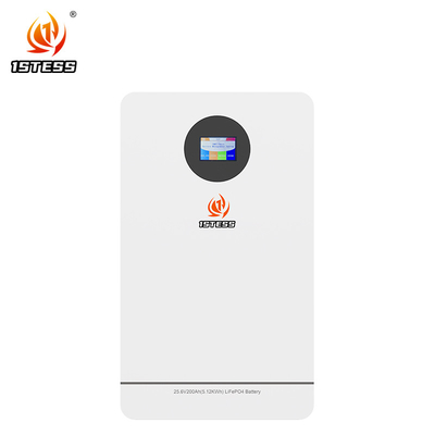 새 25개6.2V 200ah 벽 태양 시스템 lifepo4 에너지 전력 벽 5.12kwh 리?? 배터리 태양 시스템 가정 저장 배터리