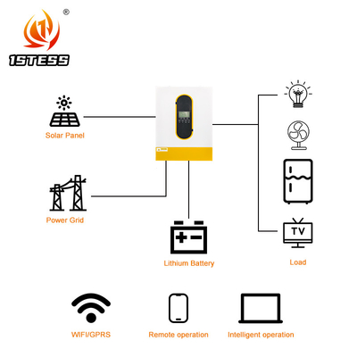 MPPT 충전 모드 48V 120A 6.2KW 하이브리드 태양광 인버터