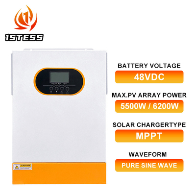 48VDC 출력 전압 하이브리드 인버터 5000W MPPT 태양 전지 충전기와 태양 전지 전력 시스템