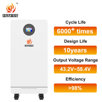 300Ah 리?? 태양전지 15.36kWh Lifepo4 배터리 모바일 51.2V 가정용 에너지 저장 시스템 -20°C ~ 55°C