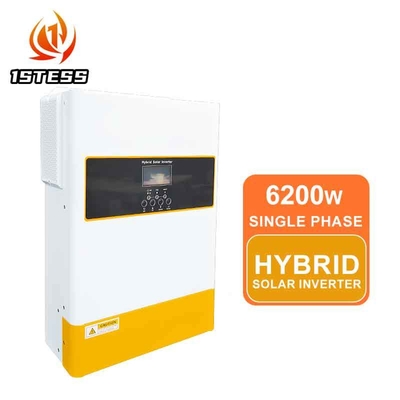 6.2kW 단일 단계 태양광 인버터 48V 배터리 고전압 MPPT 순수 시노파 PC 보호