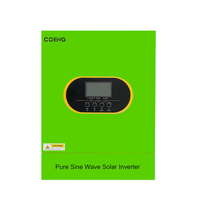 24V 48V 오프 그리드 하이브리드 태양광 인버터 3.5kw 5.5kw 6.2kw 단상 순수 사인파 MPPT, 배터리 EQ 기능 포함