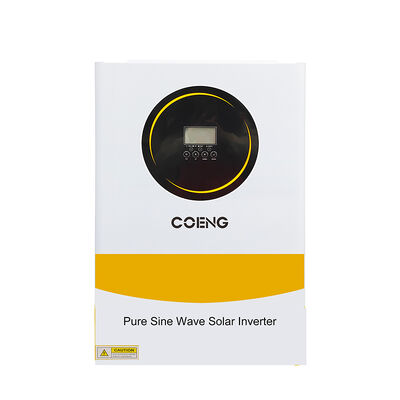 48V 6.2kW 하이브리드 태양광 인버터 단상 순수 사인파 오프 그리드 태양광 인버터 MPPT, LiFePO4 배터리 지원