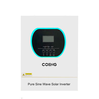 오프 그리드 하이브리드 태양광 인버터 싱글 파스 48V 5.5kw 6.2kw 순수 시노스 웨이브 과부하 보호 및 내장 MPPT