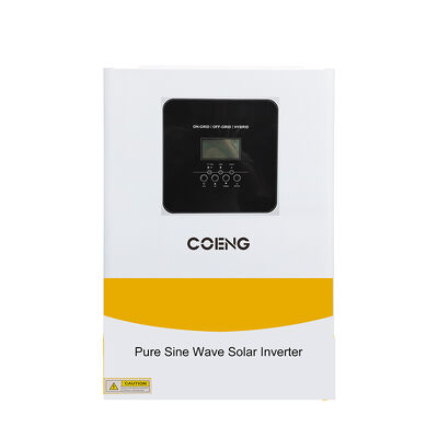 48V 6.2kw 오프 그리드 하이브리드 태양광 인버터 순수 정현파 MPPT 배터리 옵션 없이 작동