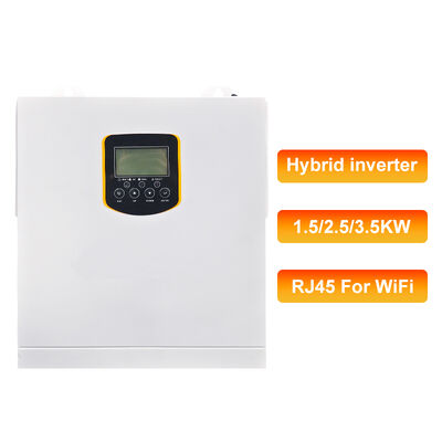 3500W 24V 순수 사인파 태양광 인버터 MPPT 500Vdc 입력 단상 오프 그리드(배터리 포함) 캐빈 깨우기