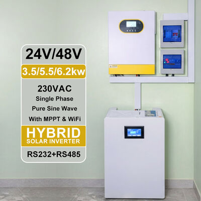 6.2KW 오프 그리드 인버터 48V 순수 시노파 MPPT 120A 충전기 주택 태양계용 단일 단계 230VAC