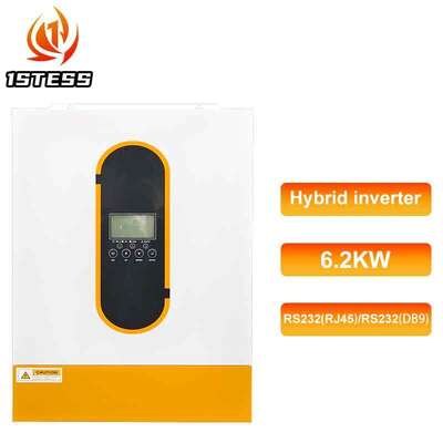 6500W PV 배열 6200W 출력 48V 단일 단계 고전압 MPPT 하우스 백업을위한 순수한 시노 웨브 인버터