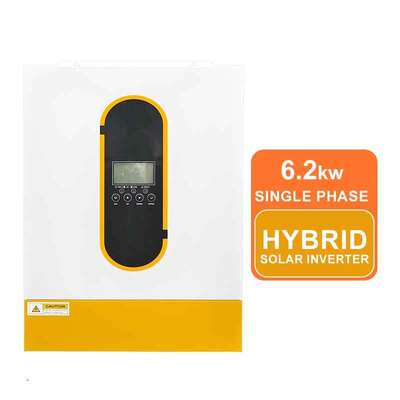 6200VA/6200W 48V 단일 단계 고전압 MPPT 태양 전지 인버터 6500W DC 입력 순수 시노스 파드 듀얼 출력