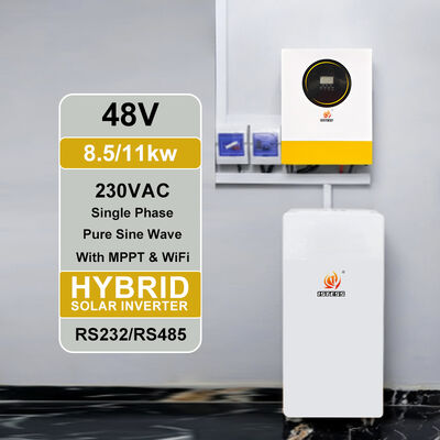 8500W 48V Battery Pure Sine Wave MPPT Solar Inverter No Battery Support 140A Charger